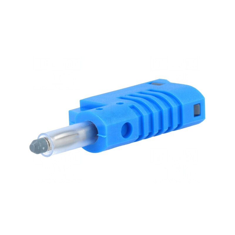 Mufă Banană 4mm Albastră | Electronic-mag.ro | Componente Electronice