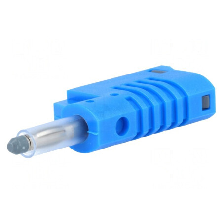 Mufă Banană 4mm Albastră | Electronic-mag.ro | Componente Electronice