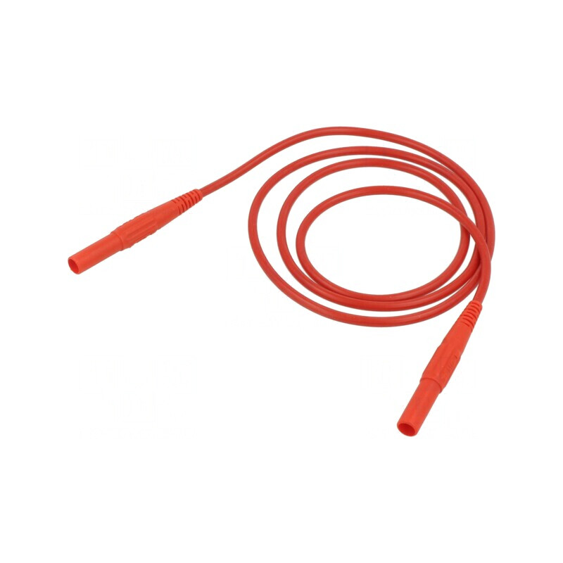 Cablu de măsurare 19A mufă banană 4mm, 1m | Electronic-mag.ro | Componente Electronice