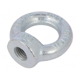Piuliţă cu inel; tip ochi; M24; oţel; Acoperire: zinc; DIN 582