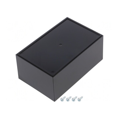 Carcasă Universală Neagră 70x110x48mm ABS | Electronic-mag.ro | Componente Electronice