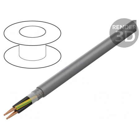 Cablu MEGAFLEX 500-C 4x0.5mm2 Cupru Cositorit LSZH | Electronic-mag.ro | Componente Electronice