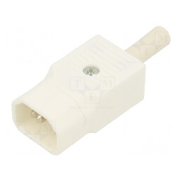 Conector Alimentare AC Tată C14 10A 250V Pe Cablu | Electronic-mag.ro | Componente Electronice