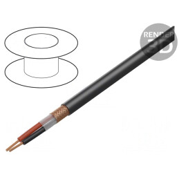 Cablu Difuzor 2x4mm² Litat OFC Negru PVC FirestoP® | Electronic-mag.ro | Componente Electronice