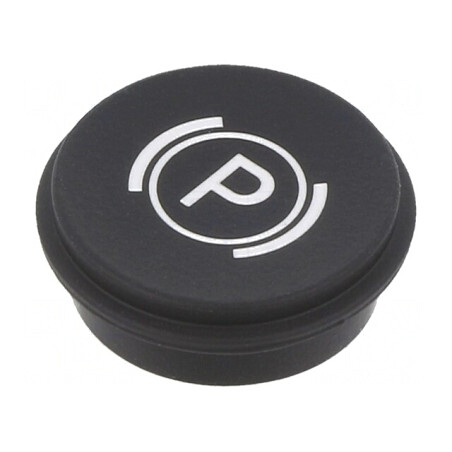 Tastă Rotundă Neagră Ø21mm | Electronic-mag.ro | Componente Electronice