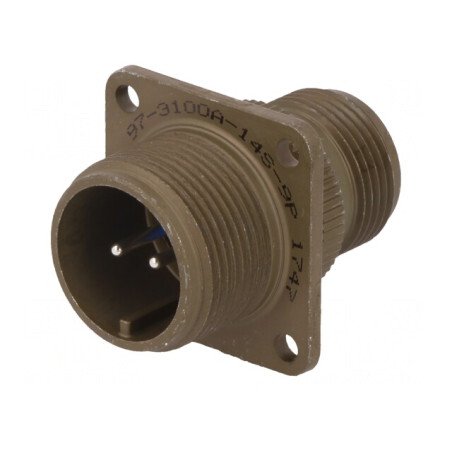 Conector Circular Aluminiu 14S 97-3100A-14S-9P | Electronic-mag.ro | Componente Electronice