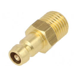 Conector ștuț cu supapă 10 bar alamă 5,5 mm | Electronic-mag.ro | Componente Electronice