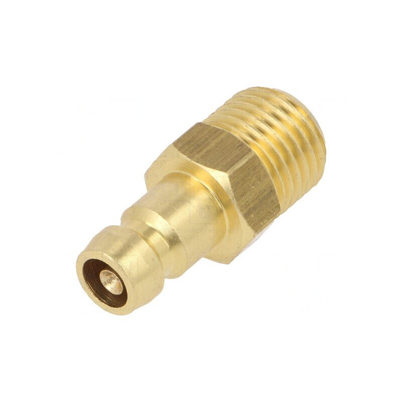 Conector ștuț cu supapă 10 bar alamă 5,5 mm | Electronic-mag.ro | Componente Electronice