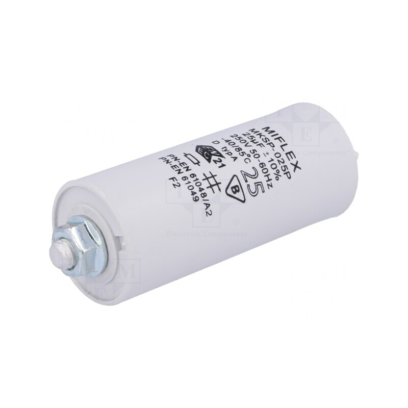 Condensator lămpi descărcare gaze 25uF 250VAC | Electronic-mag.ro | Componente Electronice Condensator lămpi descărcare gaze 25uF 250VAC | Electronic-mag.ro | Componente Electronice