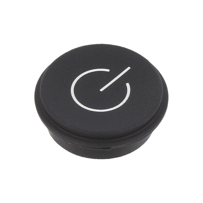 Tastă rotundă neagră Ø21mm | Electronic-mag.ro | Componente Electronice Tastă rotundă neagră Ø21mm | Electronic-mag.ro | Componente Electronice