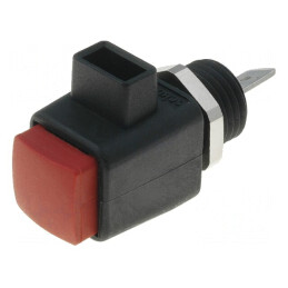 Clemă de laborator roșie 300VDC 16A 44mm | Electronic-mag.ro | Componente Electronice