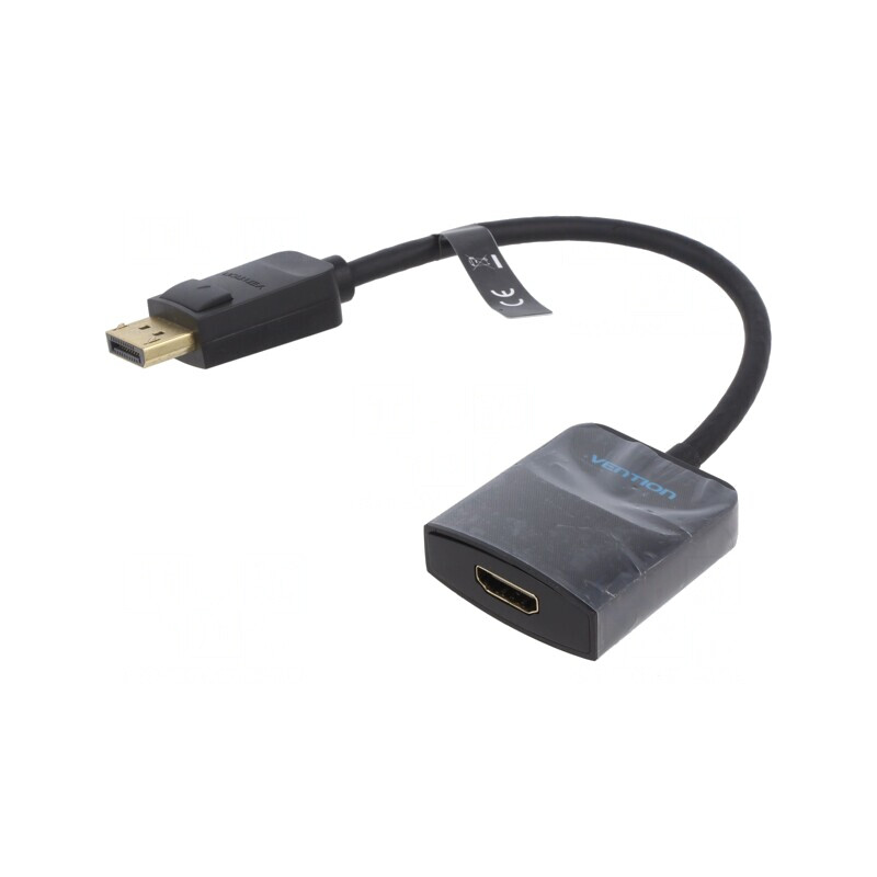 Adaptor DisplayPort la HDMI 0,15m Negru | Electronic-mag.ro | Componente Electronice