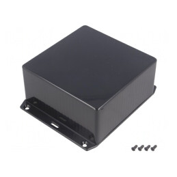 Carcasă Universală Neagră ABS 120x120x55mm | Electronic-mag.ro | Componente Electronice