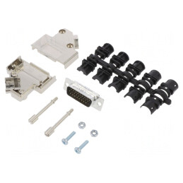 Conector D-Sub HD 26-Pin Tată Unghi 45° Lipire Gold | Electronic-mag.ro | Componente Electronice