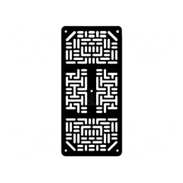 Şasiu Acrilic Negru 172x80x3mm | Electronic-mag.ro | Componente Electronice