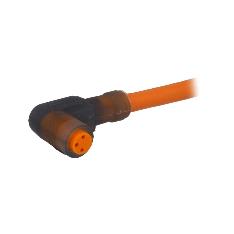 Conector M8 Mamă 3 PIN 2m unghi 90° cu cabluri | Electronic-mag.ro | Componente Electronice Conector M8 Mamă 3 PIN 2m unghi 90° cu cabluri | Electronic-mag.ro | Componente Electronice
