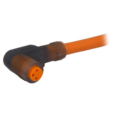 Conector M8 Mamă 3 PIN 2m unghi 90° cu cabluri | Electronic-mag.ro | Componente Electronice