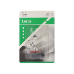Lampă auto transparentă H11 12V 55W | Electronic-mag.ro | Componente Electronice