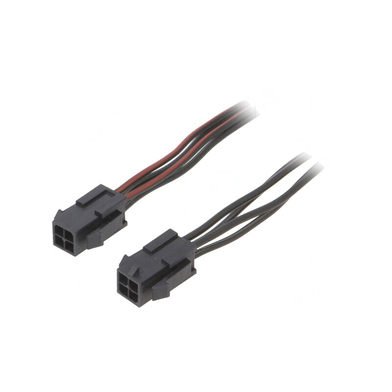 Cablu Micro-Fit 3.0 tată-tată 4 pini 0.8m PVC 4A | Electronic-mag.ro | Componente Electronice