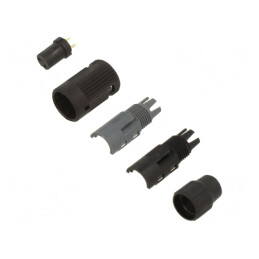 Mufă Mamă Circulară 2-Pin 125V Lipire Pe Cablu | Electronic-mag.ro | Componente Electronice