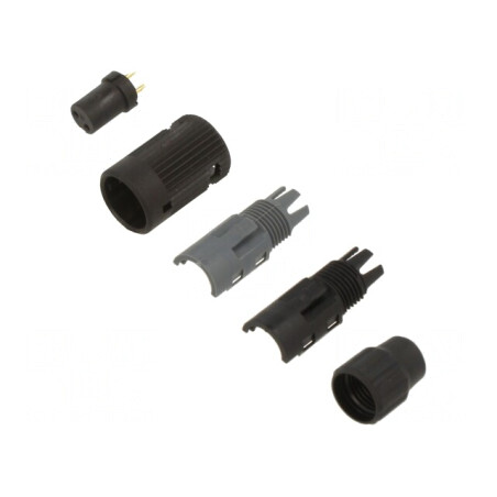 Mufă Mamă Circulară 2-Pin 125V Lipire Pe Cablu | Electronic-mag.ro | Componente Electronice