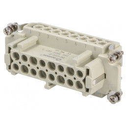 Conector HDC 16 Pin Mamă 16A | Electronic-mag.ro | Componente Electronice
