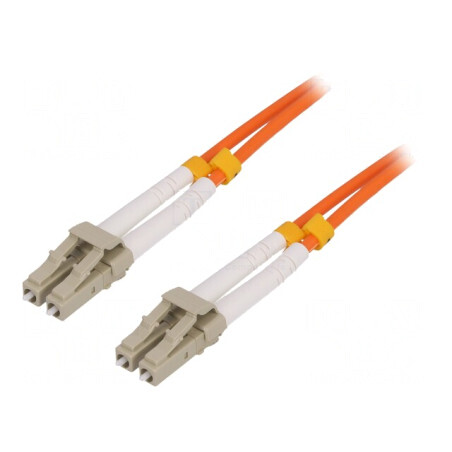Patch cord fibră optică OM2 LC/UPC 3m LSZH | Electronic-mag.ro | Componente Electronice