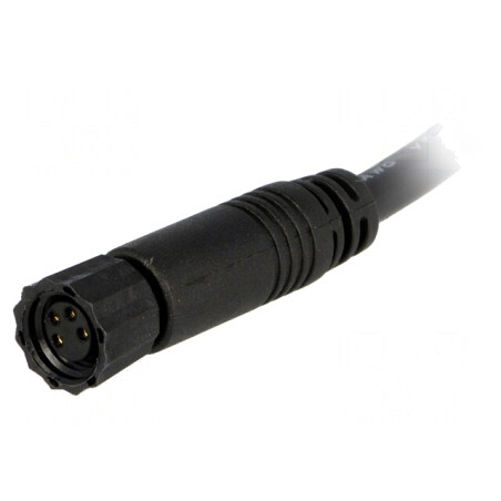 Conector M8 1m Mamă 4 PIN Drept cu Cabluri Mufă | Electronic-mag.ro | Componente Electronice