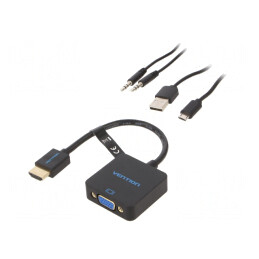 Adaptor HDMI 1.4 15cm Negru | Electronic-mag.ro | Componente Electronice