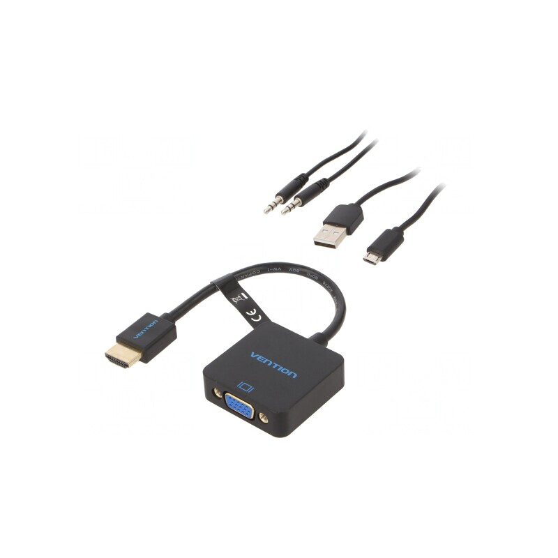 Adaptor HDMI 1.4 15cm Negru | Electronic-mag.ro | Componente Electronice