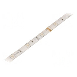 Bandă LED RGB 12V 30 LED/m 10mm PCB 7.2W/m | Electronic-mag.ro | Componente Electronice