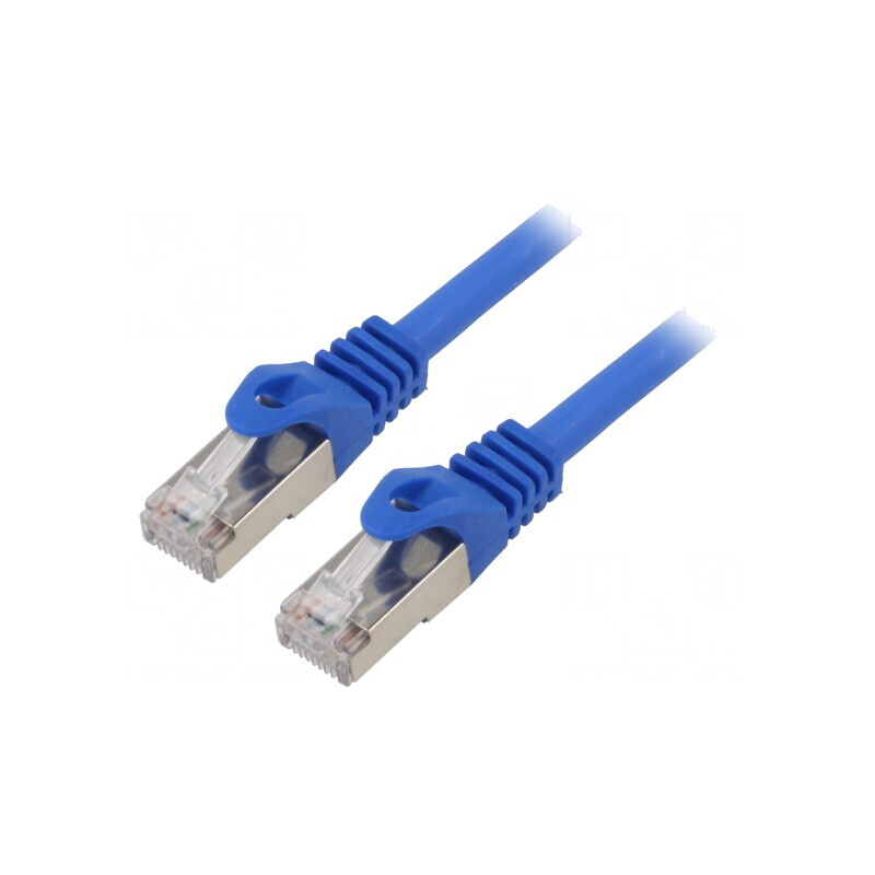 Patch Cord Albastru S/FTP Cat6a 10m LSZH 27AWG | Electronic-mag.ro | Componente Electronice Patch Cord Albastru S/FTP Cat6a 10m LSZH 27AWG | Electronic-mag.ro | Componente Electronice