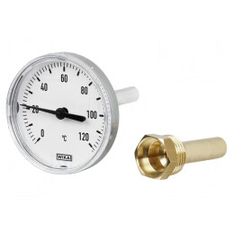 Termometru Analogic Bimetal 0-120°C | Electronic-mag.ro | Componente Electronice