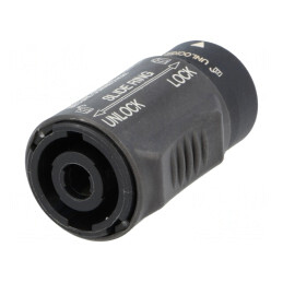 Adaptor; PIN: 4; pe cablu; 30A; 250V; speakON