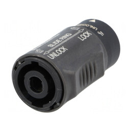Adaptor speakON 4 pini 30A 250V | Electronic-mag.ro | Componente Electronice
