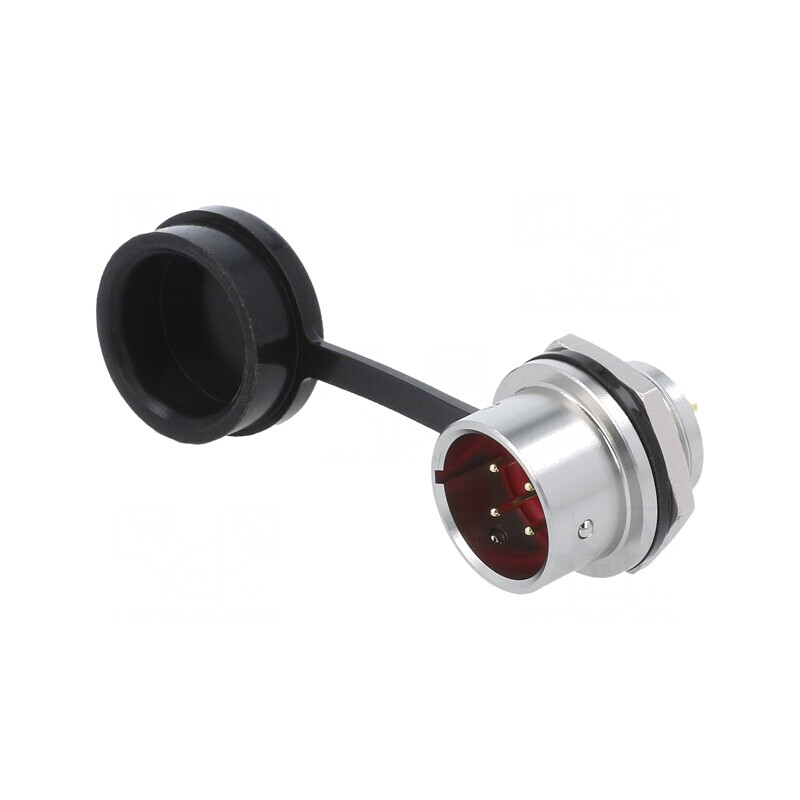 Soclu SA16 tată PIN 4 IP67 5A 500V 0,75mm2 | Electronic-mag.ro | Componente Electronice