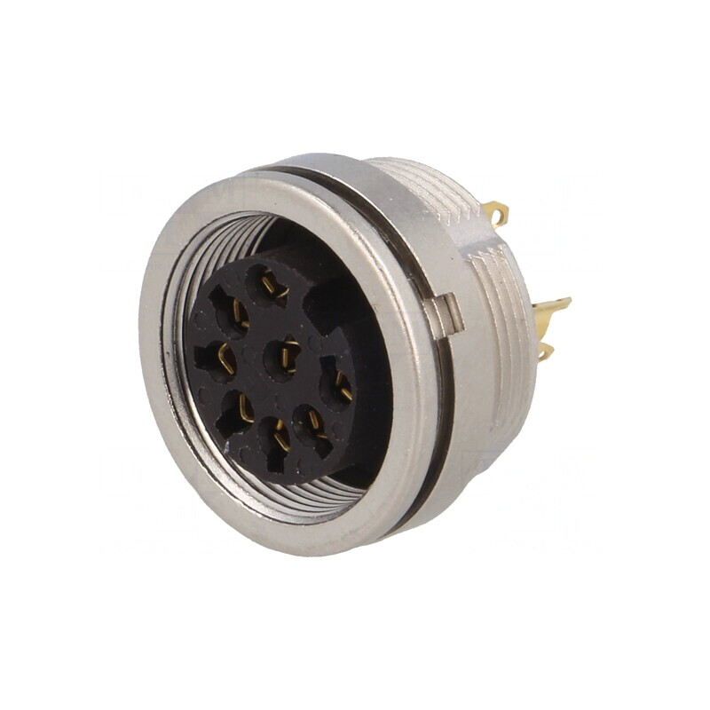 Conector M16 Soclu Mamă 8 PIN IP68 60V 5A | Electronic-mag.ro | Componente Electronice Conector M16 Soclu Mamă 8 PIN IP68 60V 5A | Electronic-mag.ro | Componente Electronice