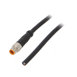 Cablu de Conectare M8 4 PIN 2m 50VAC 4A | Electronic-mag.ro | Componente Electronice