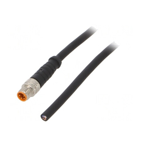 Cablu de Conectare M8 4 PIN 2m 50VAC 4A | Electronic-mag.ro | Componente Electronice