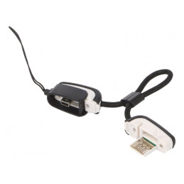 Cablu USB 2.0 USB A la USB B Mini Negru | Electronic-mag.ro | Componente Electronice