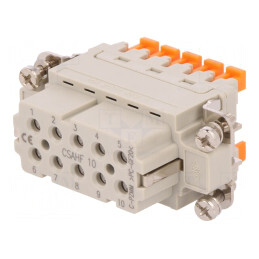 Conector HDC Mamă 10 Pin 10 PE | Electronic-mag.ro | Componente Electronice