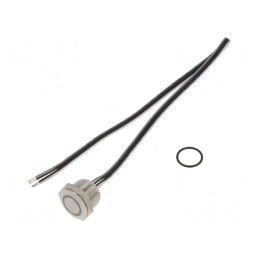 Comutator Anti-Vandalism Alb IP65 SPST-NO 50mA 24V | Electronic-mag.ro | Componente Electronice