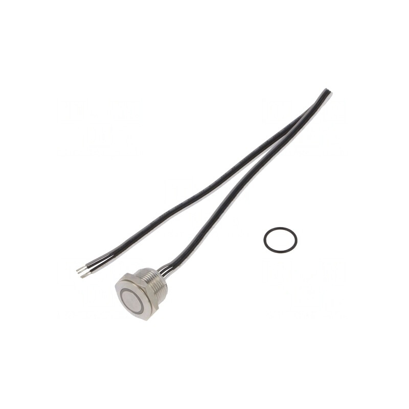 Comutator Anti-Vandalism Alb IP65 SPST-NO 50mA 24V | Electronic-mag.ro | Componente Electronice