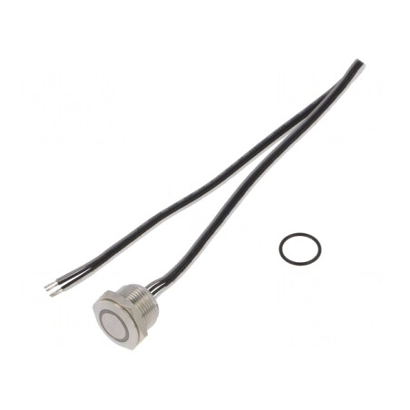 Comutator Anti-Vandalism Alb IP65 SPST-NO 50mA 24V | Electronic-mag.ro | Componente Electronice