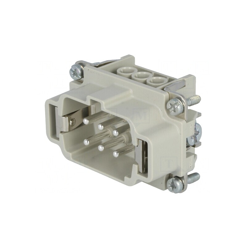 Conector HDC Inserturi Contact Tată 6 6 PE 22A | Electronic-mag.ro | Componente Electronice