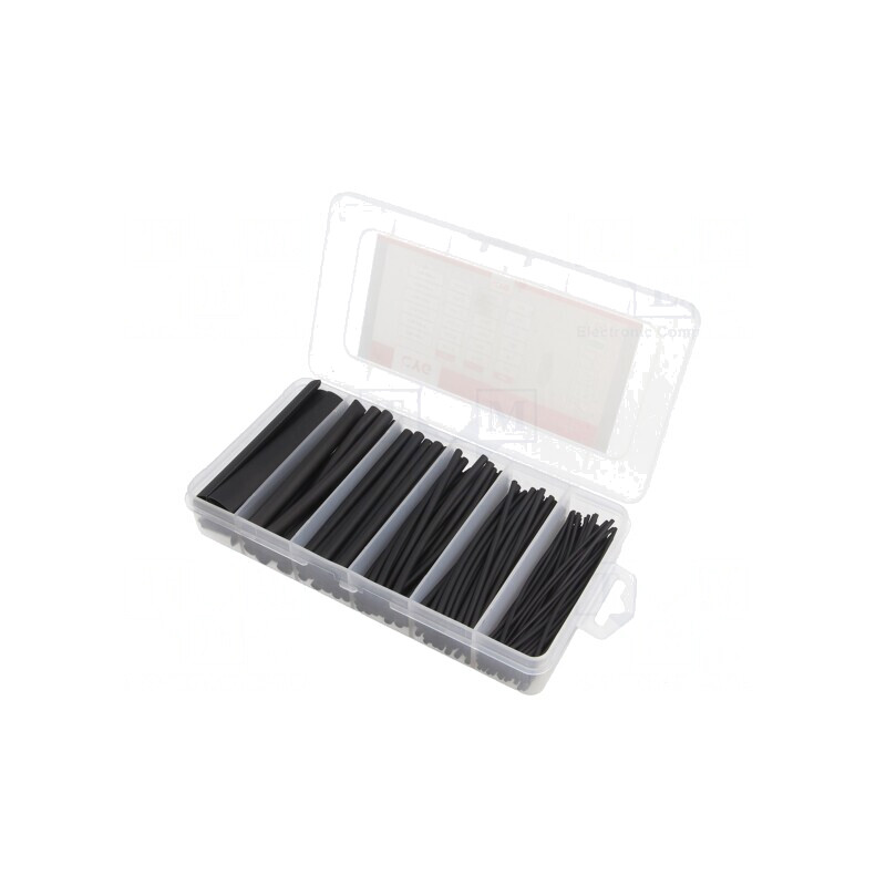 Set Manșoane Termocontractabile 100mm Negre 170 Buc. | Electronic-mag.ro | Componente Electronice