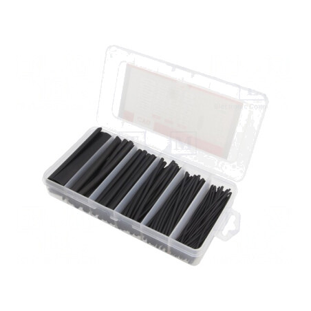 Set Manșoane Termocontractabile 100mm Negre 170 Buc. | Electronic-mag.ro | Componente Electronice
