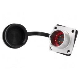 Soclu SA16 tată PIN 4 IP67 5A 500V | Electronic-mag.ro | Componente Electronice