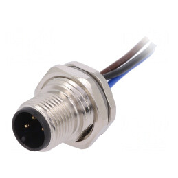Soclu M12 3 PIN tată IP67 DeviceNet/CANopen | Electronic-mag.ro | Componente Electronice