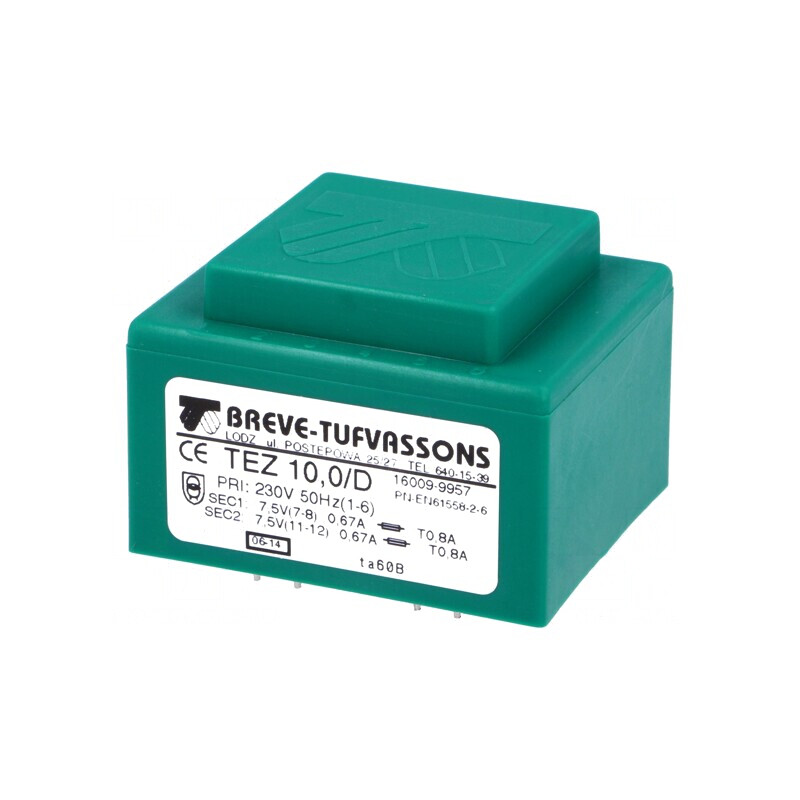 Transformator Încapsulat 10VA 230V 7.5V PCB | Electronic-mag.ro | Componente Electronice Transformator Încapsulat 10VA 230V 7.5V PCB | Electronic-mag.ro | Componente Electronice